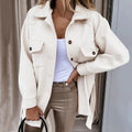 VESTE BOUTONS DORÉS POUR FEMME
