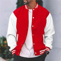 BLOUSON BOMBER ZIPPÉ BOUTONS-PRESSION POUR HOMME