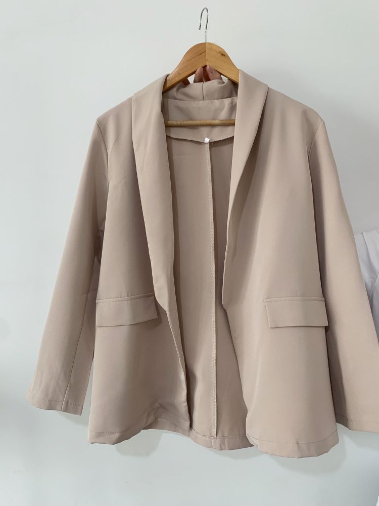 BLAZER FEMME CINTRÉ MANCHES LONGUES
