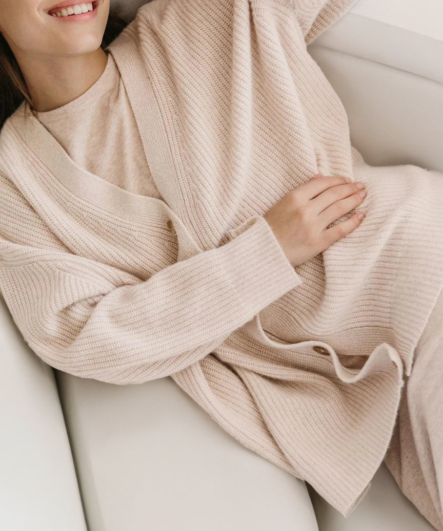 GILET POUR FEMME BOUTONNÉ OVERSIZE