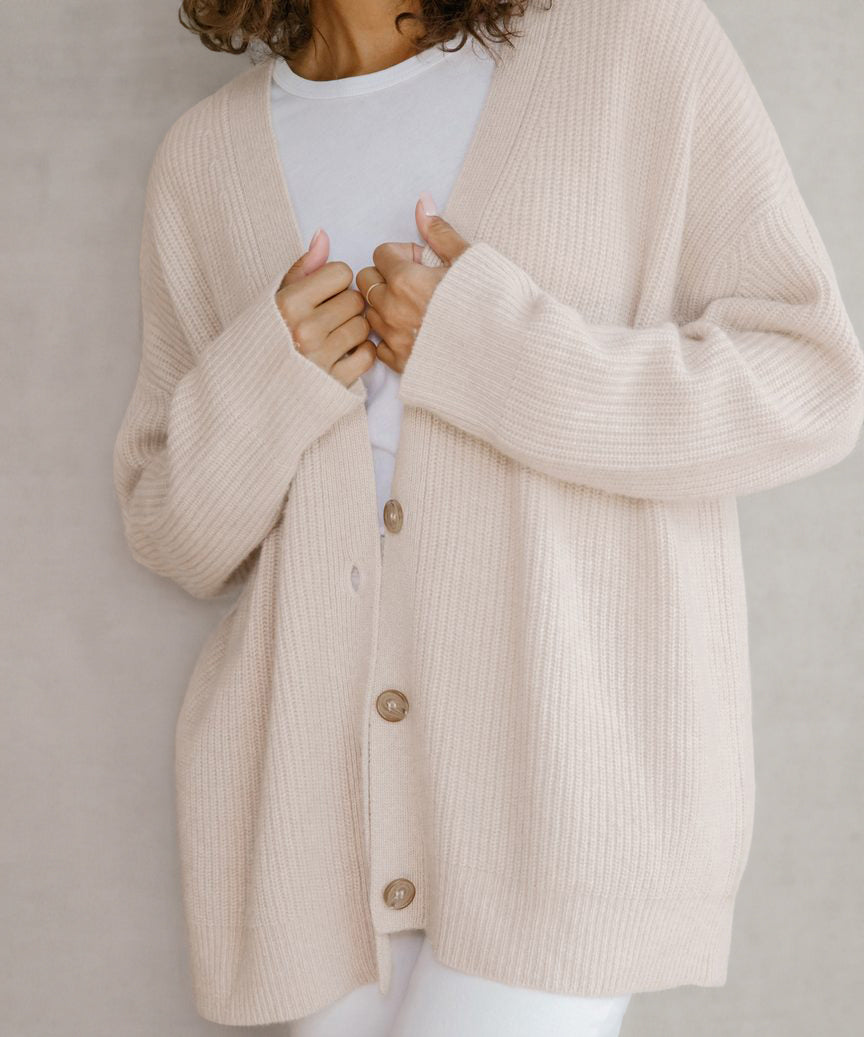 GILET POUR FEMME BOUTONNÉ OVERSIZE