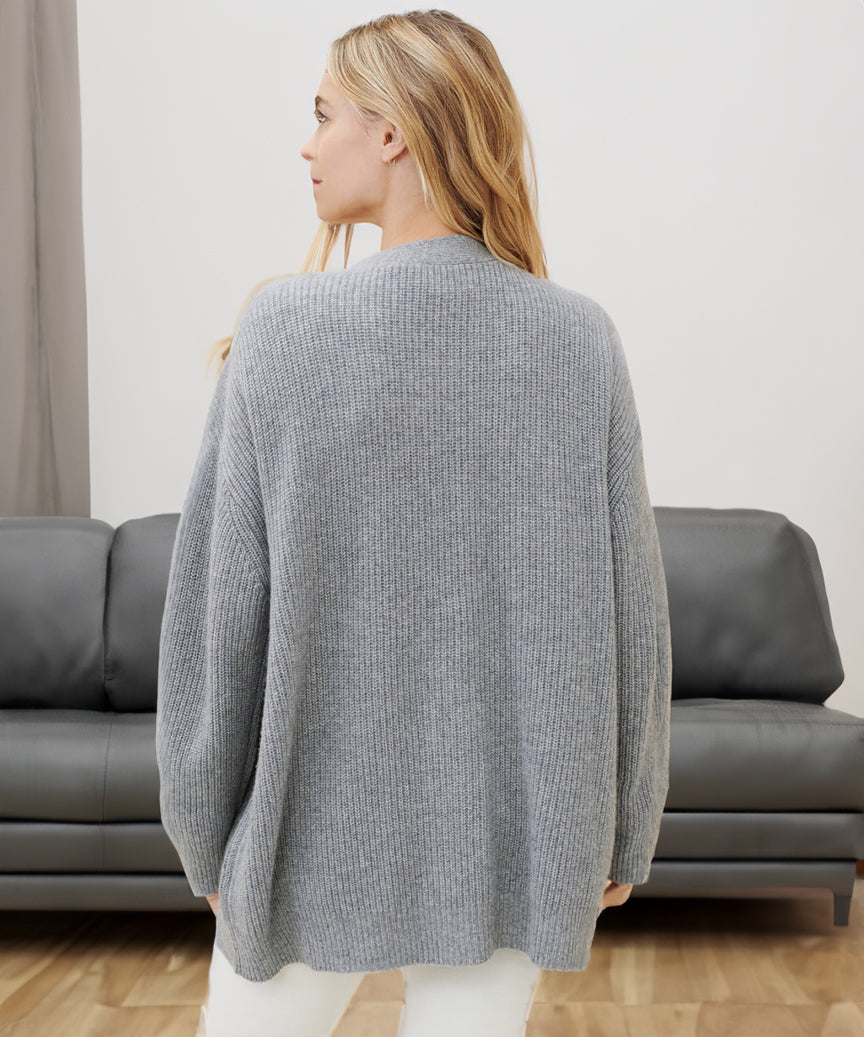 GILET POUR FEMME BOUTONNÉ OVERSIZE