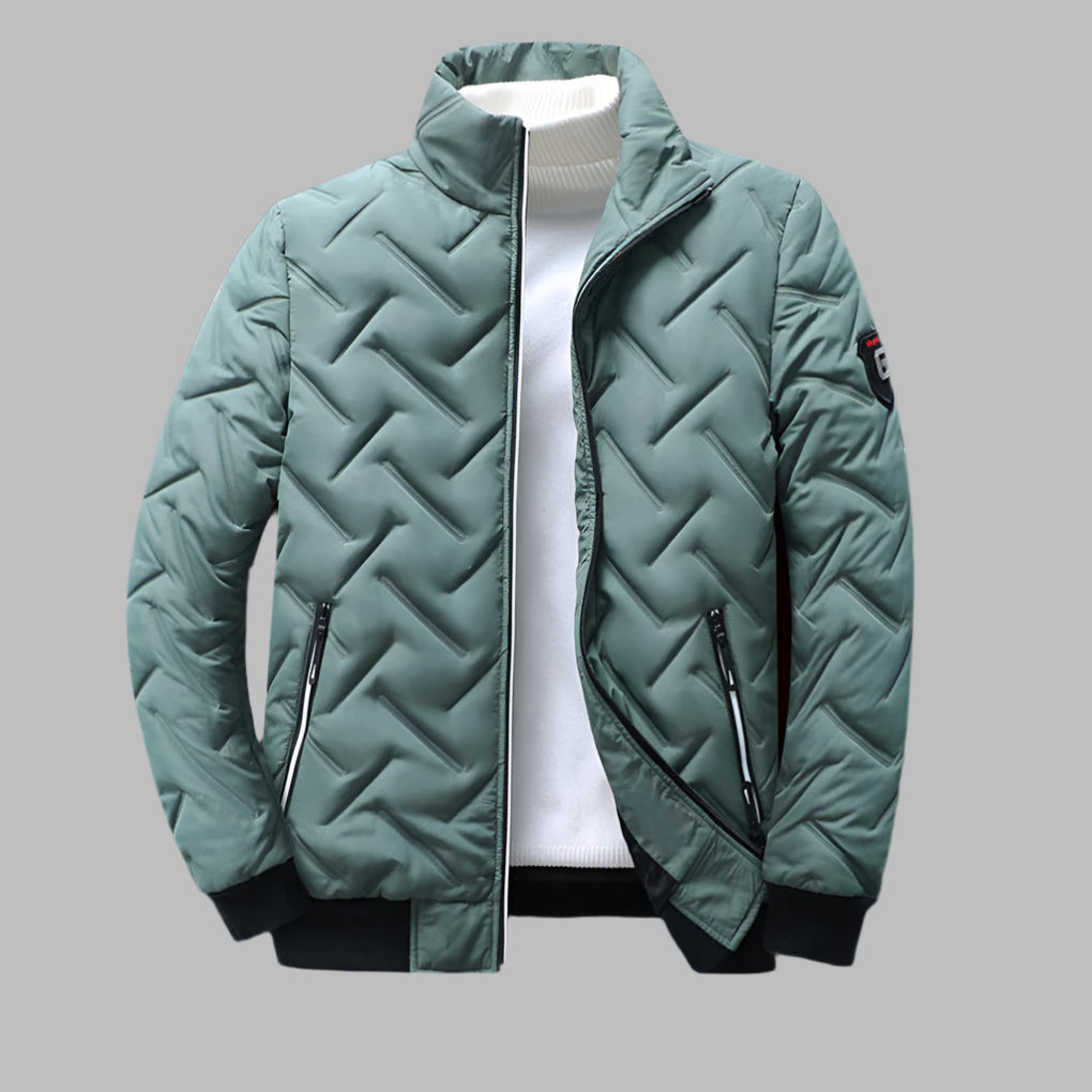 Aksel | Veste Coupe-Vent Zippée Col Montant pour Homme