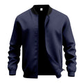 BLOUSON COL CÔTELÉ ZIPPÉ POUR HOMME