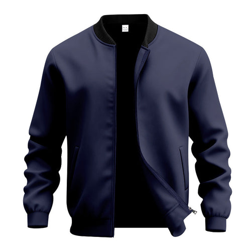 BLOUSON COL CÔTELÉ ZIPPÉ POUR HOMME