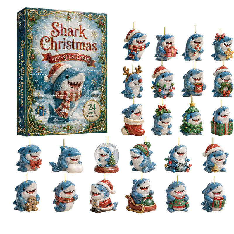 Calendriers de l'Avent cadeaux de Noël: requins de l'Avent pour enfant