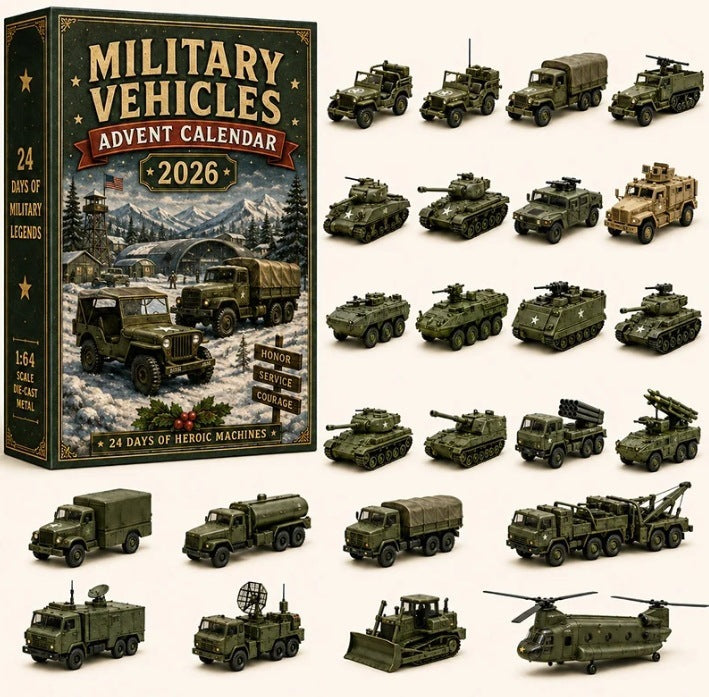 Calendriers de l'Avent Cadeaux de Noël Véhicules Militaires Pour Homme