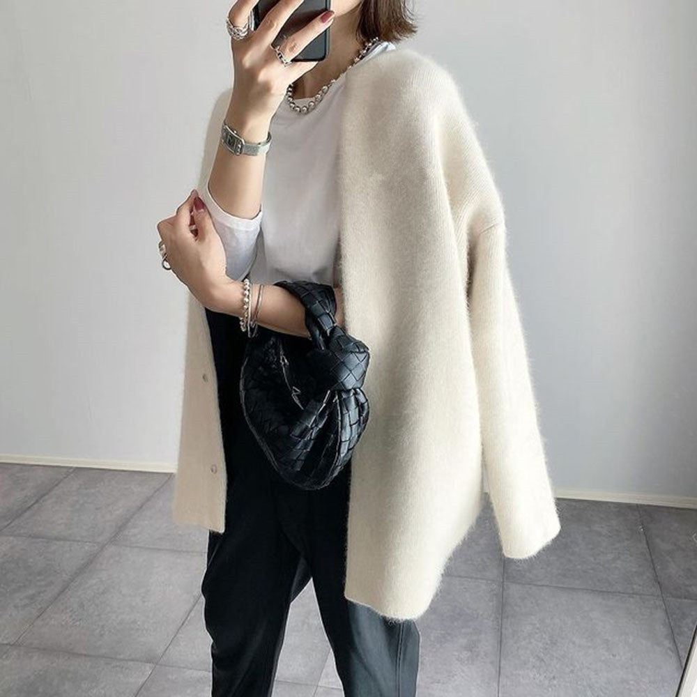GILET COL OUVERT POUR FEMME