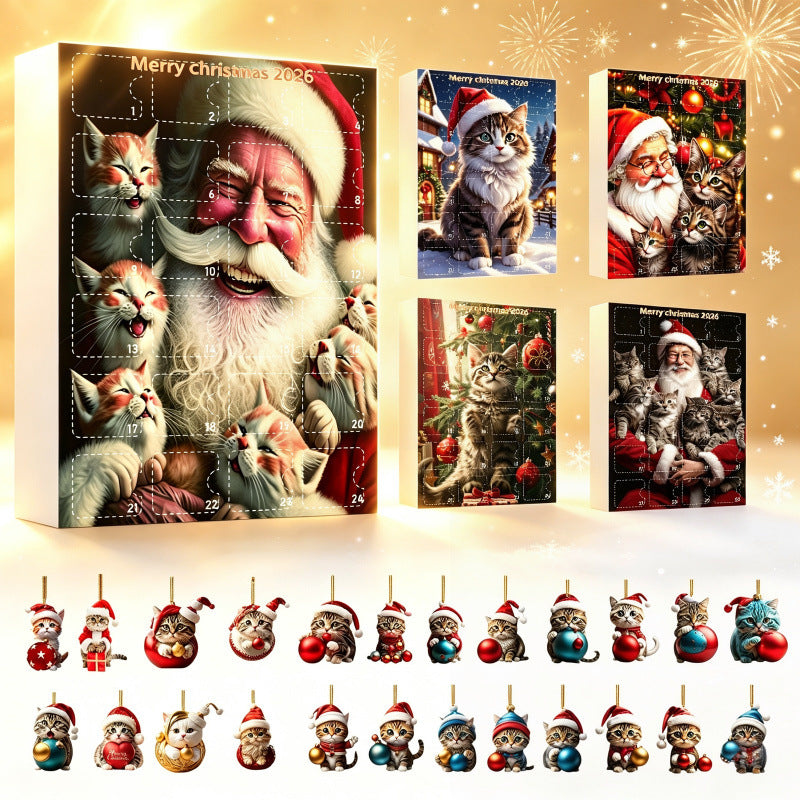 Calendriers de l'Avent cadeaux de Noël - Calendrier Chats 24