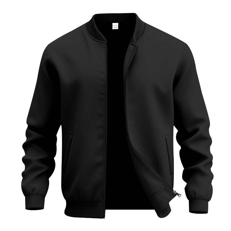 BLOUSON COL CÔTELÉ ZIPPÉ POUR HOMME