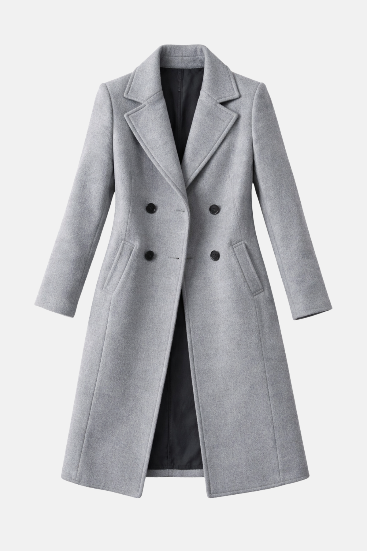 MANTEAU HIVER DOUBLE BOUTONNAGE STRUCTURÉ POUR FEMME