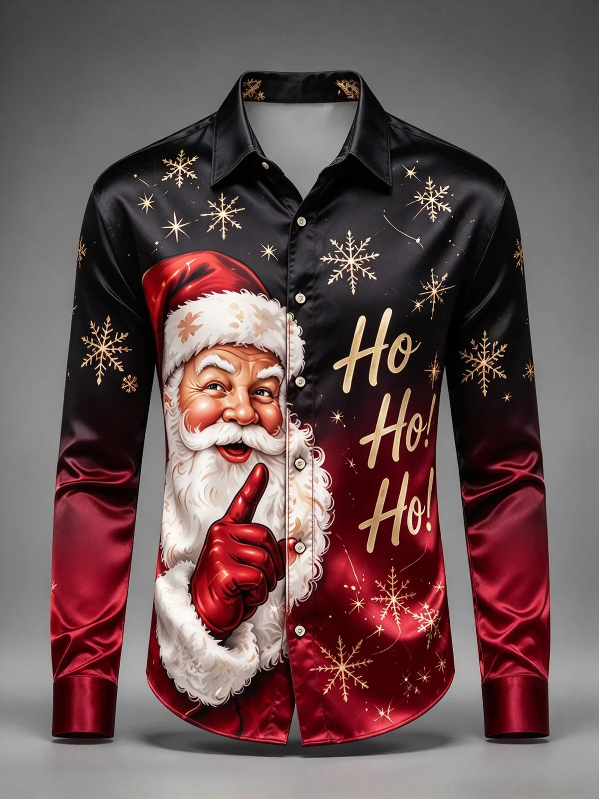 Chemisiers de Noël Homme - Chemise Imprimé Père Noël