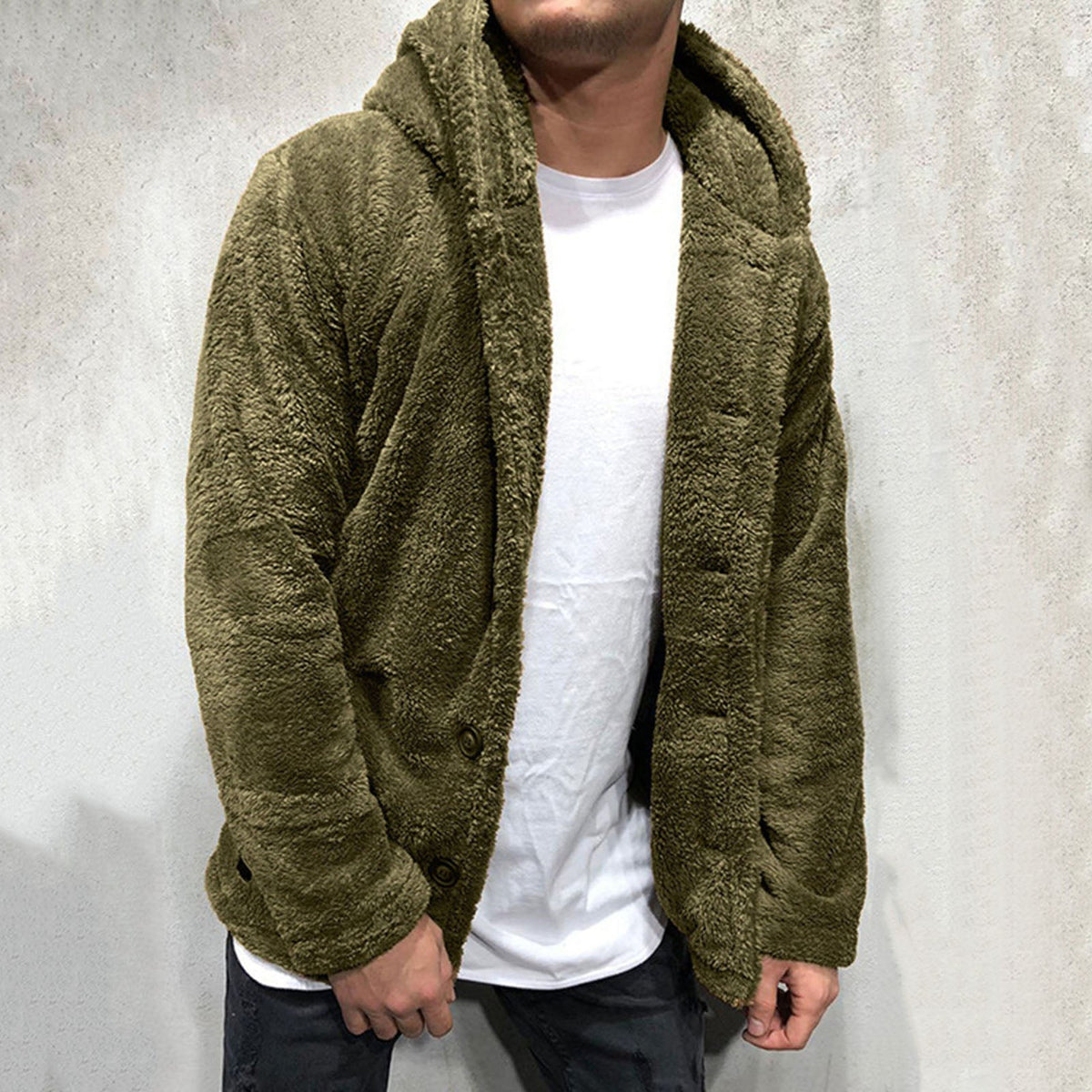 GILET BOUTONNÉ SANS MANCHES POUR HOMME