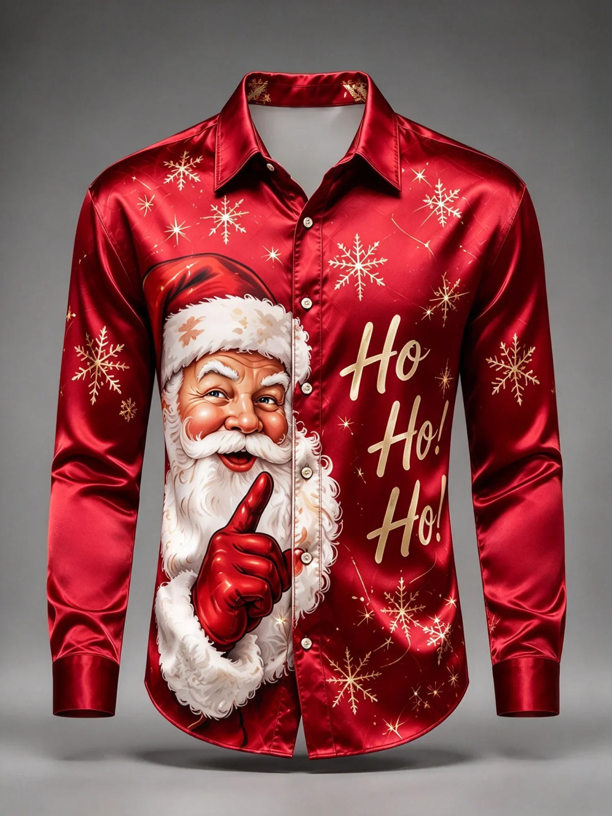 Chemisiers de Noël Homme - Chemise Imprimé Père Noël