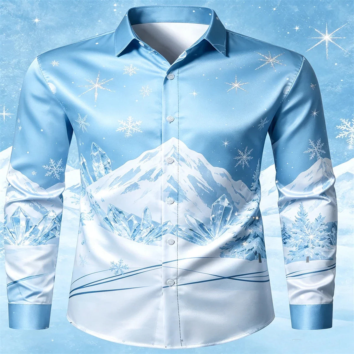 Chemisiers de Noël Homme - Chemise Père Noël Imprimé