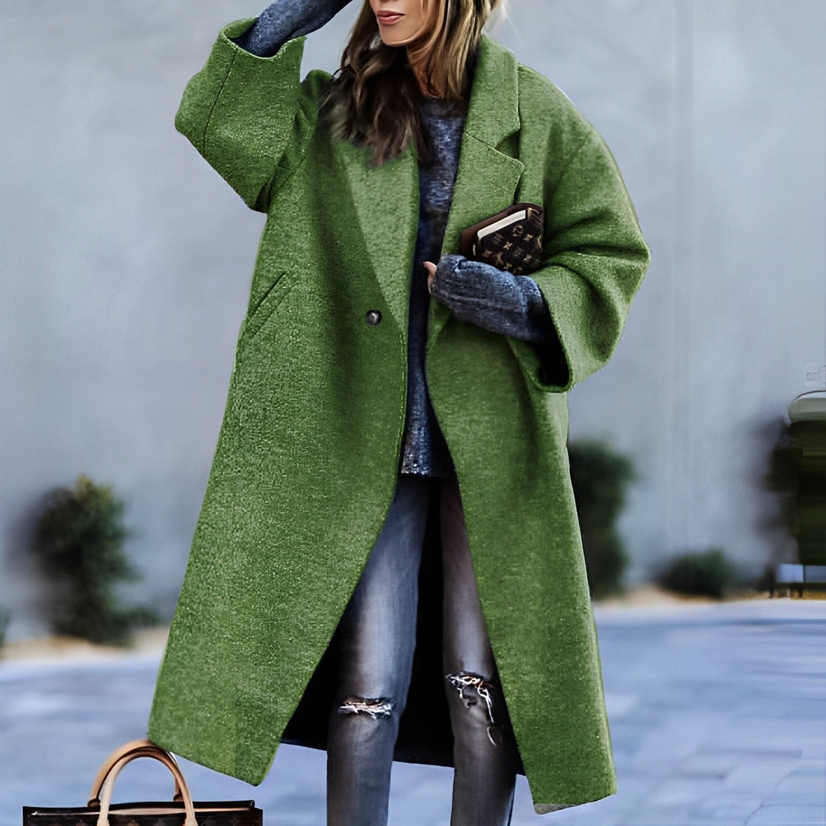 MANTEAU CLASSIQUE VINTAGE POUR FEMME