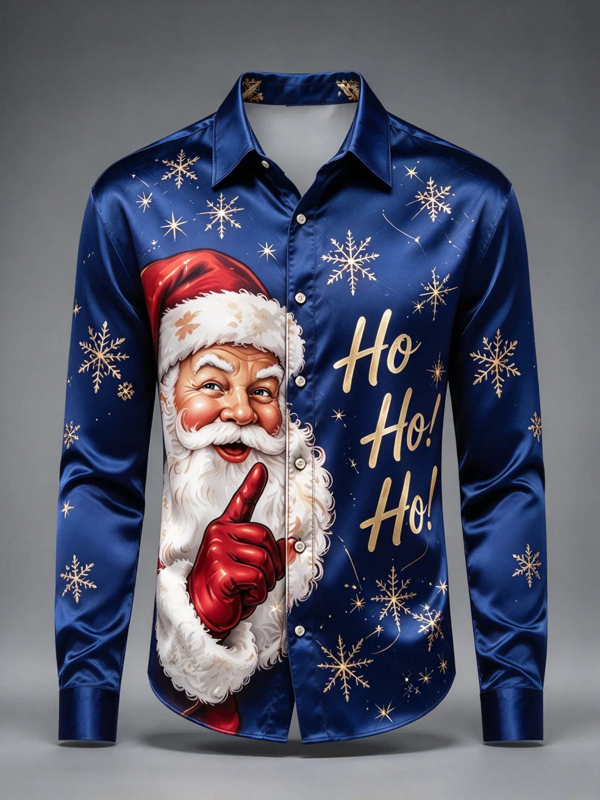 Chemisiers de Noël Homme - Chemise Imprimé Père Noël