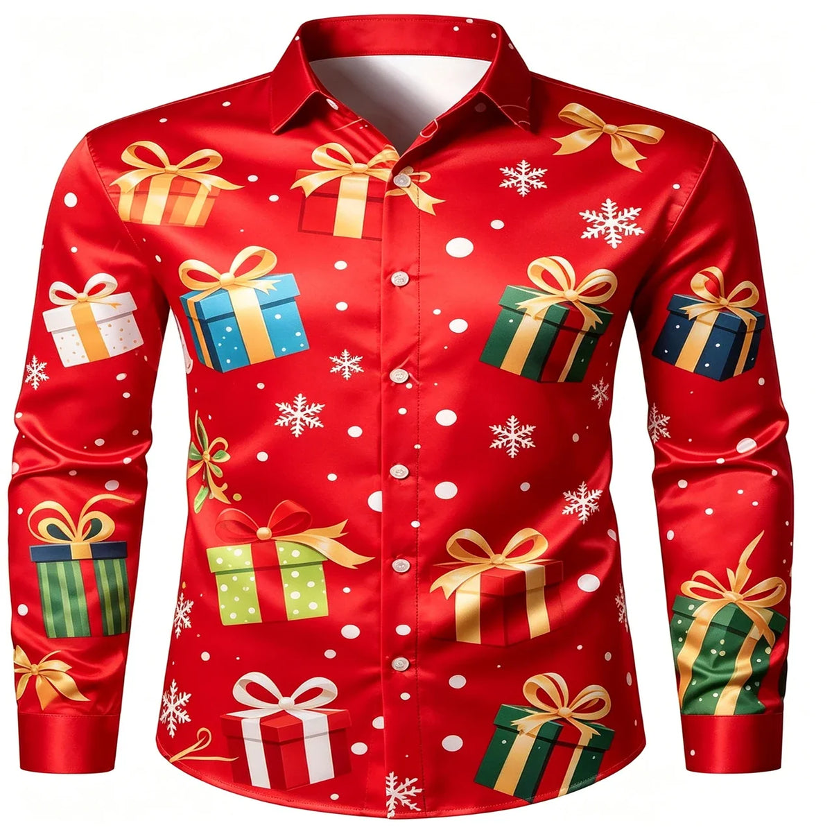 Chemisiers de Noël Homme - Chemise Père Noël Imprimé