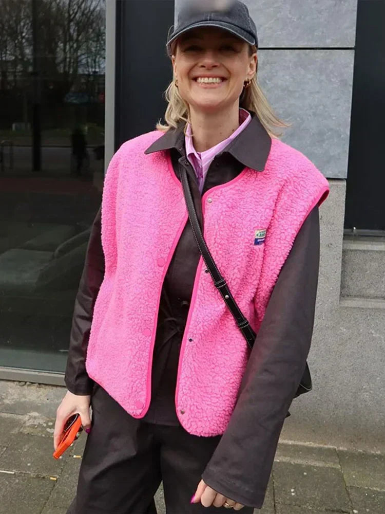 TEDDY PASSEPOIL GILET SANS MANCHE POUR FEMME