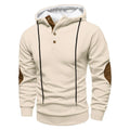 PULL CAPUCHE COL BOUTONNÉ POUR HOMME