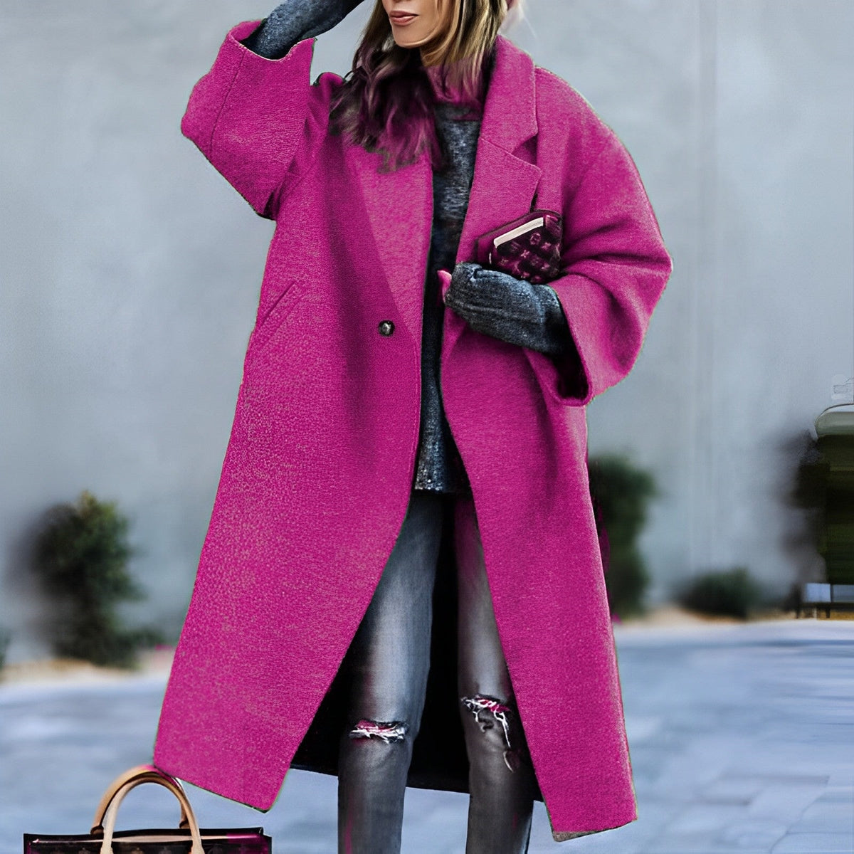 MANTEAU CLASSIQUE VINTAGE POUR FEMME