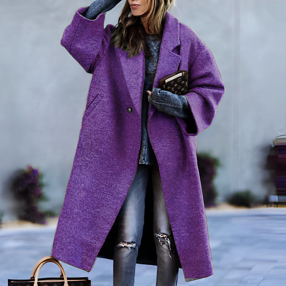 MANTEAU CLASSIQUE VINTAGE POUR FEMME