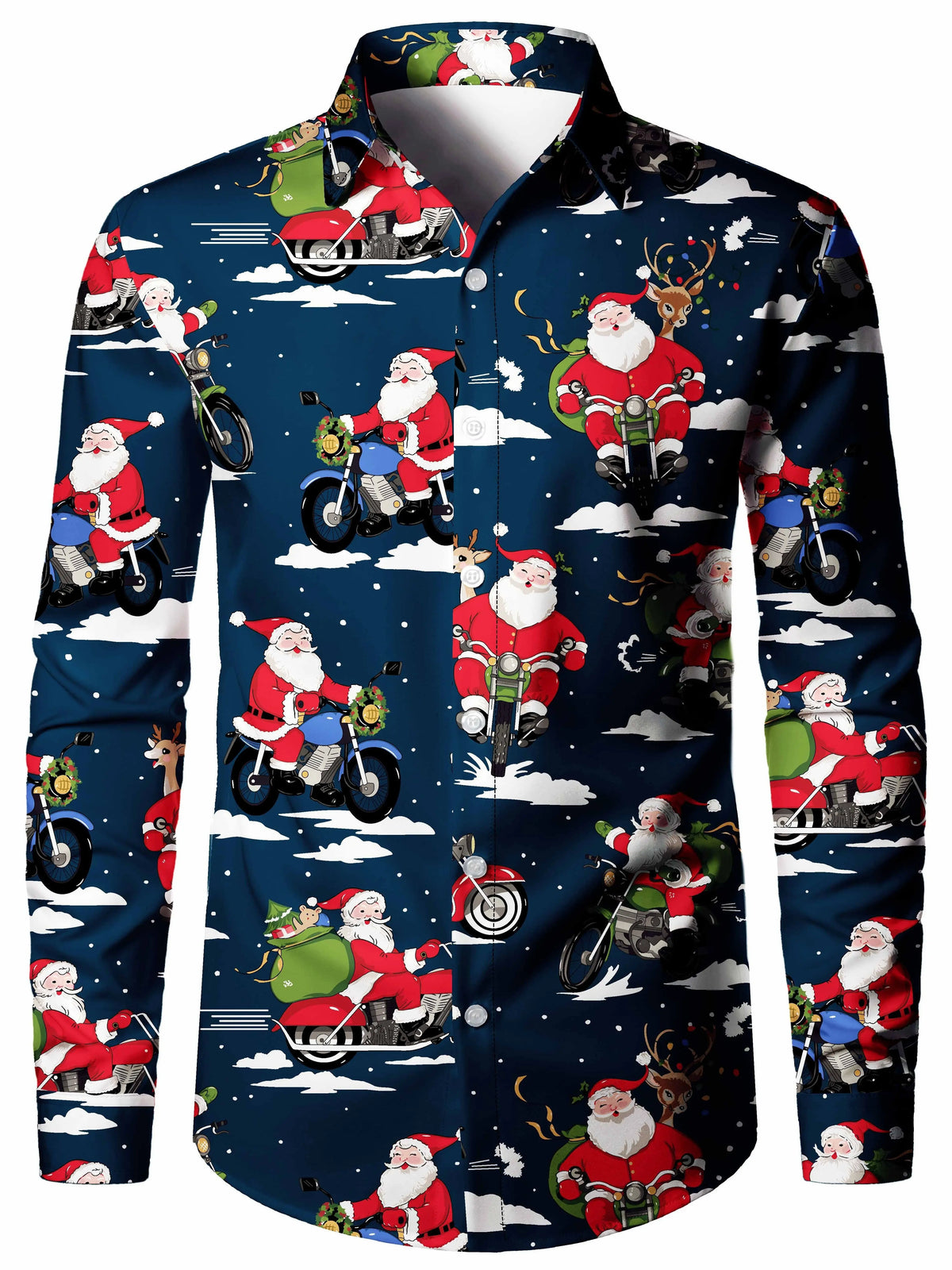 Chemisiers de Noël pour Homme - Chemise Imprimée Queue-de-Pie