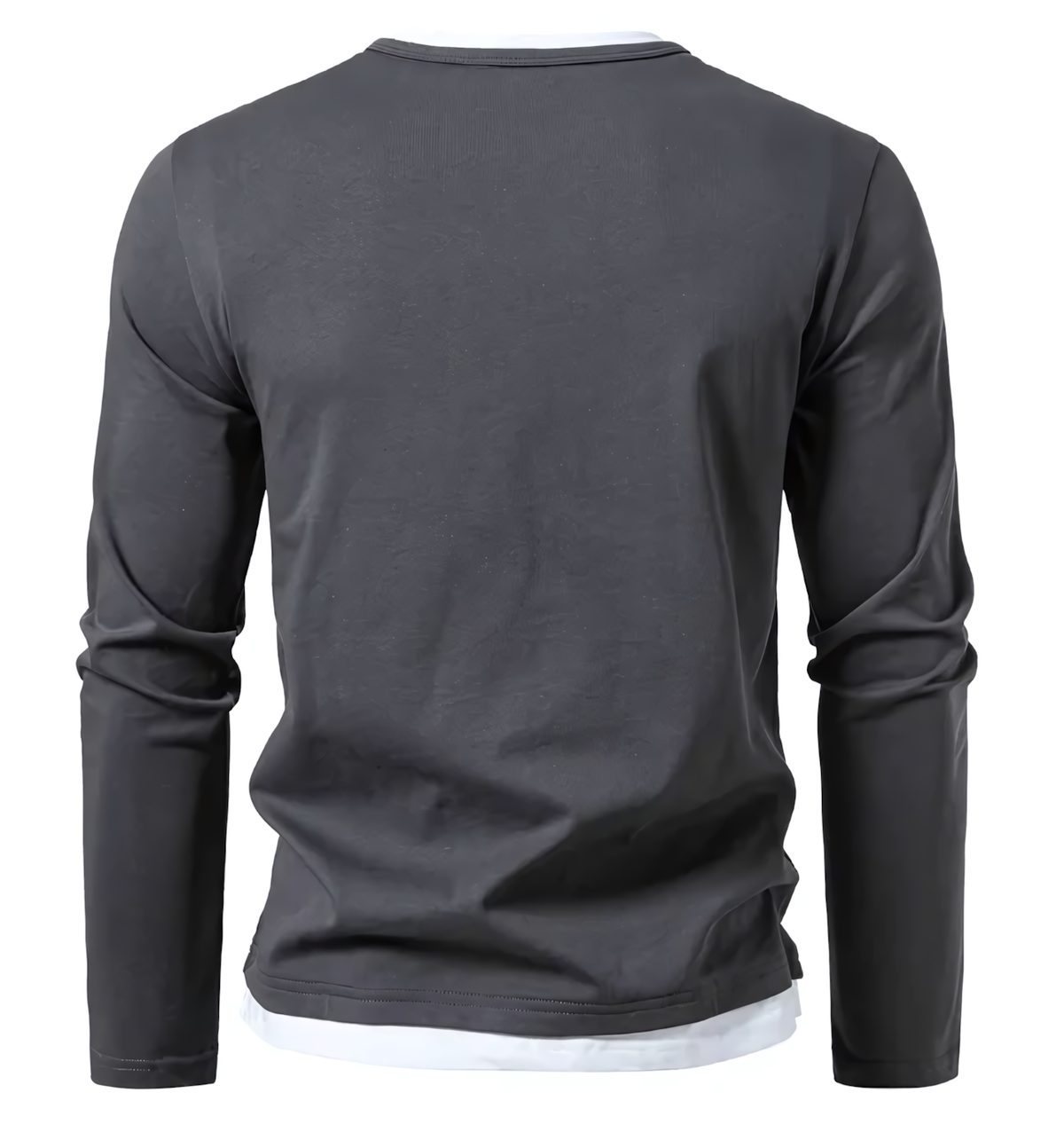 CHEMISE COL ROND MANCHES LONGUES POUR HOMME