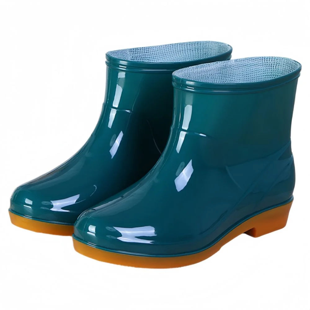 BOTTES DE PLUIE FEMME COURTES ANTIDÉRAPANTES