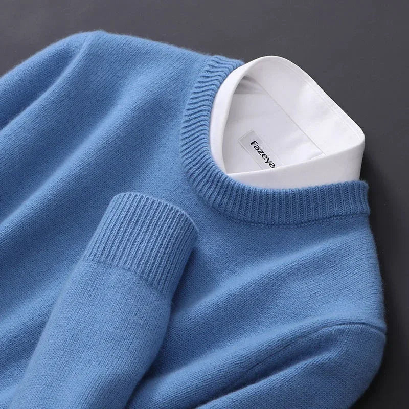 MARCEL PULL MAILLE COL ROND POUR HOMME