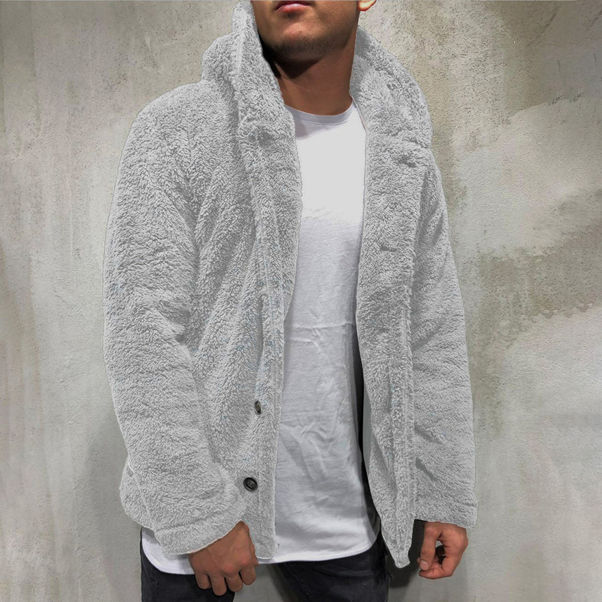 GILET BOUTONNÉ SANS MANCHES POUR HOMME