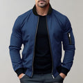 BLOUSON BOMBER ZIPPÉ CÔTELÉ POUR HOMME