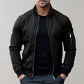 BLOUSON BOMBER ZIPPÉ CÔTELÉ POUR HOMME