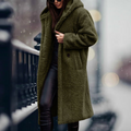 Alma | Veste Oversize Effet Sherpa à Capuche Femme