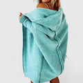 Gilet Pour Femme Capuche Oversize