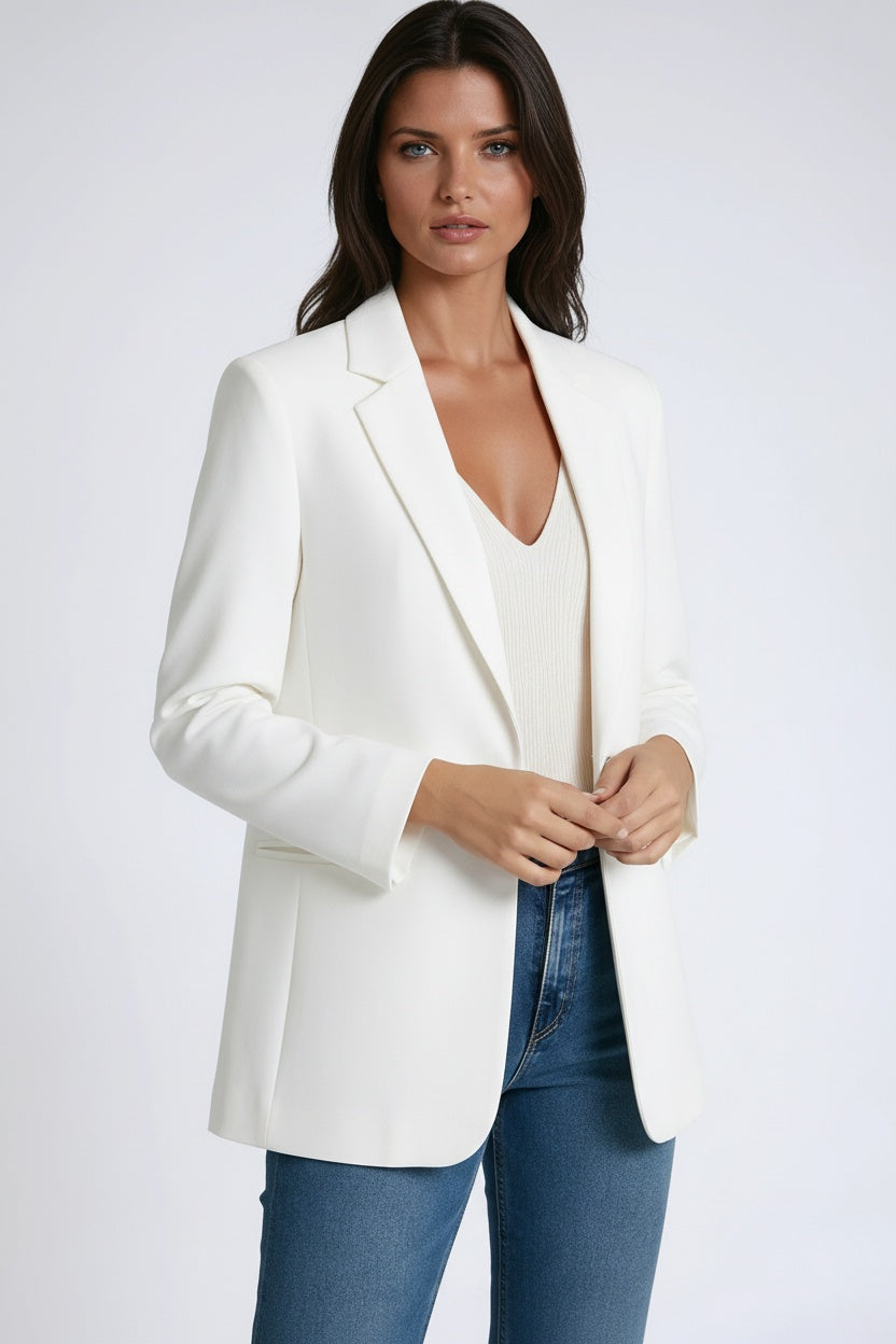 BLAZER FEMME VICTOIRE STRUCTURÉ LONG