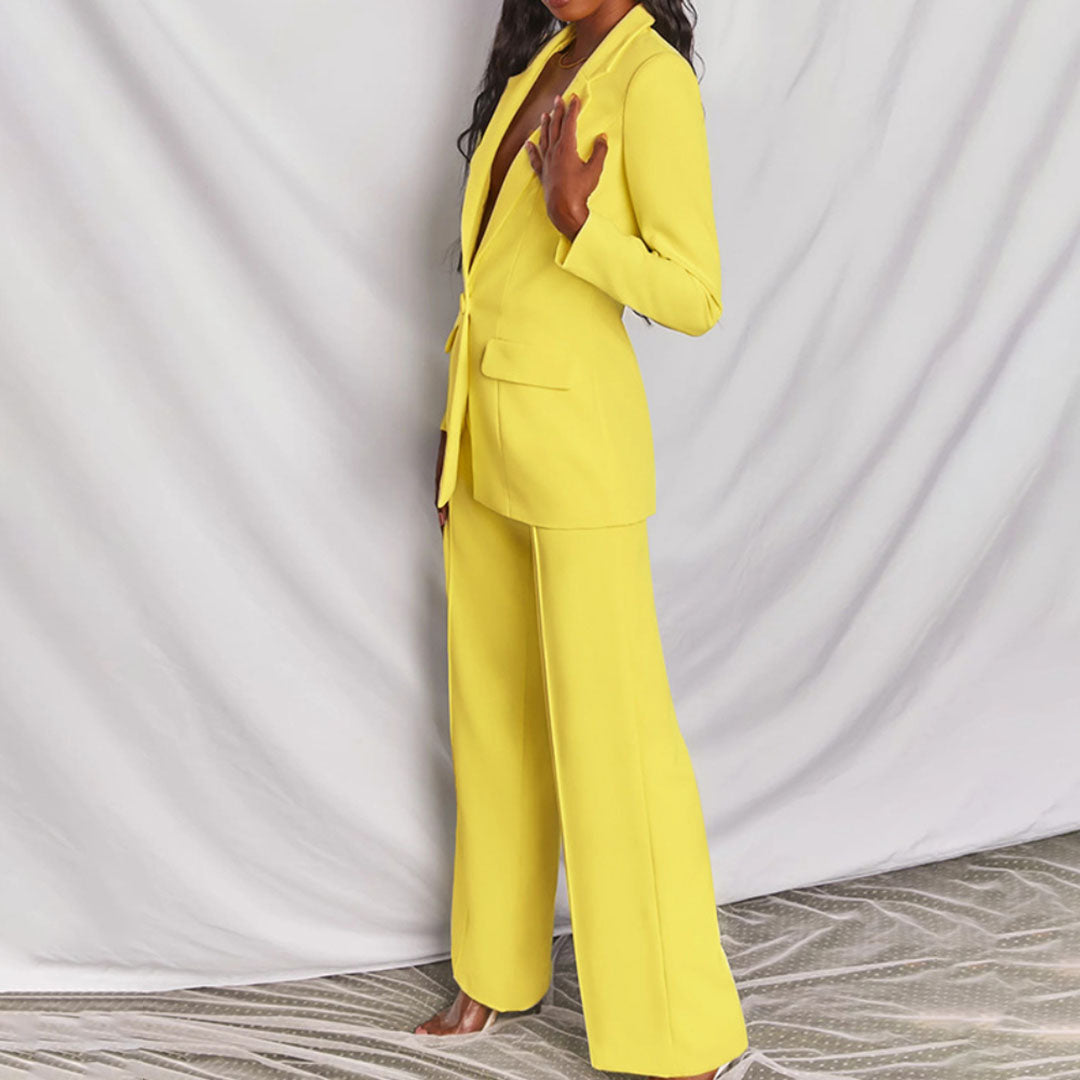 ENSEMBLE STRUCTURÉ BLAZER FEMME
