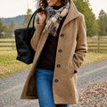 MANTEAU MI-LONG STRUCTURÉ POUR FEMME
