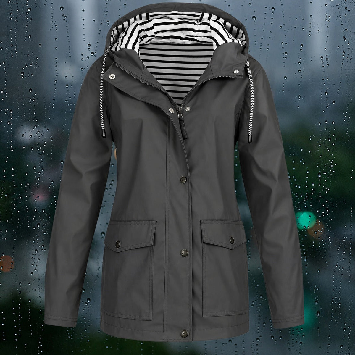 MANTEAU HIVER CAPUCHE POUR FEMME