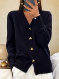 CARDIGAN COL V VINTAGE POUR FEMME