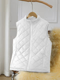 Gilet Femme Sans Manches Matelassé Chaud pour l'Automne