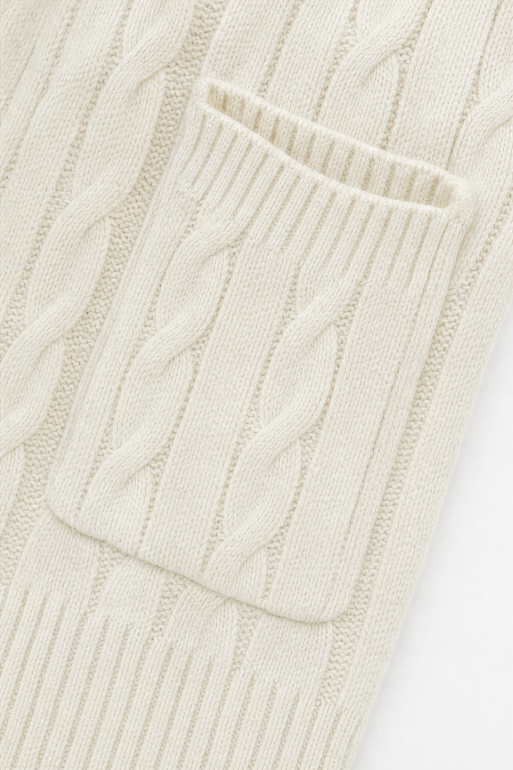 GILET POUR FEMME CAPUCHE MAILLE TORSADÉE