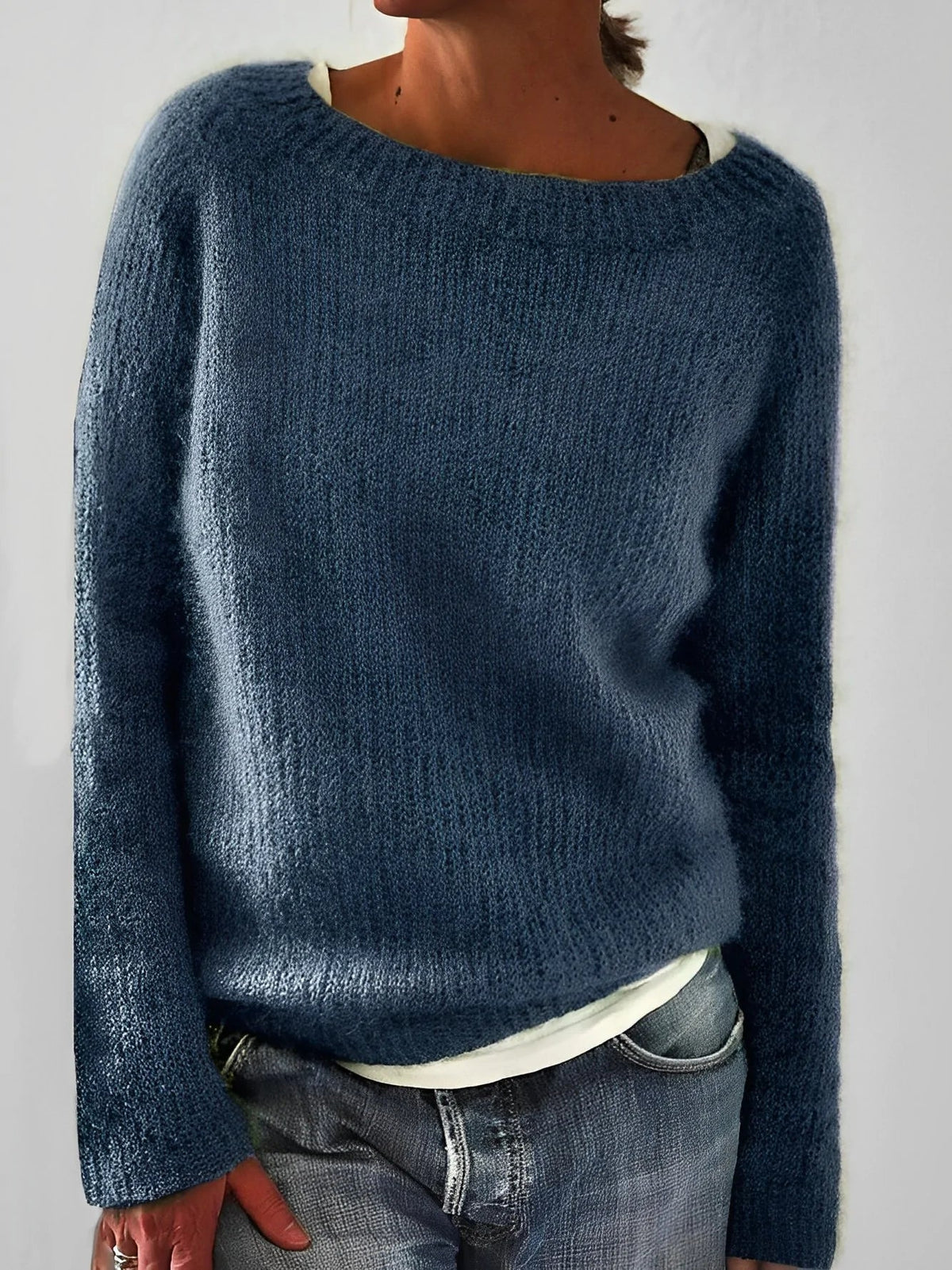 PULL MAILLE OVERSIZE POUR FEMME