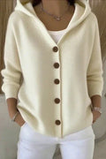 CARDIGAN CAPUCHE AMPLE POUR FEMME