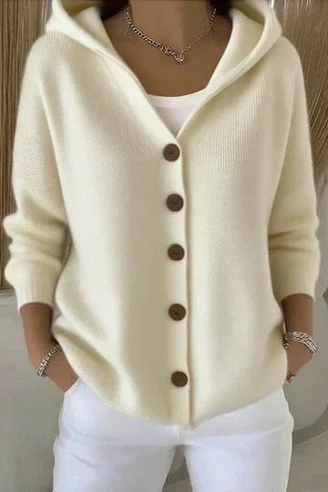 CARDIGAN CAPUCHE AMPLE POUR FEMME