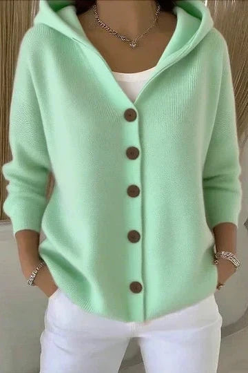 CARDIGAN CAPUCHE AMPLE POUR FEMME