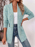 GILET POUR FEMME CEINTURÉ EN MAILLE CÔTELÉE