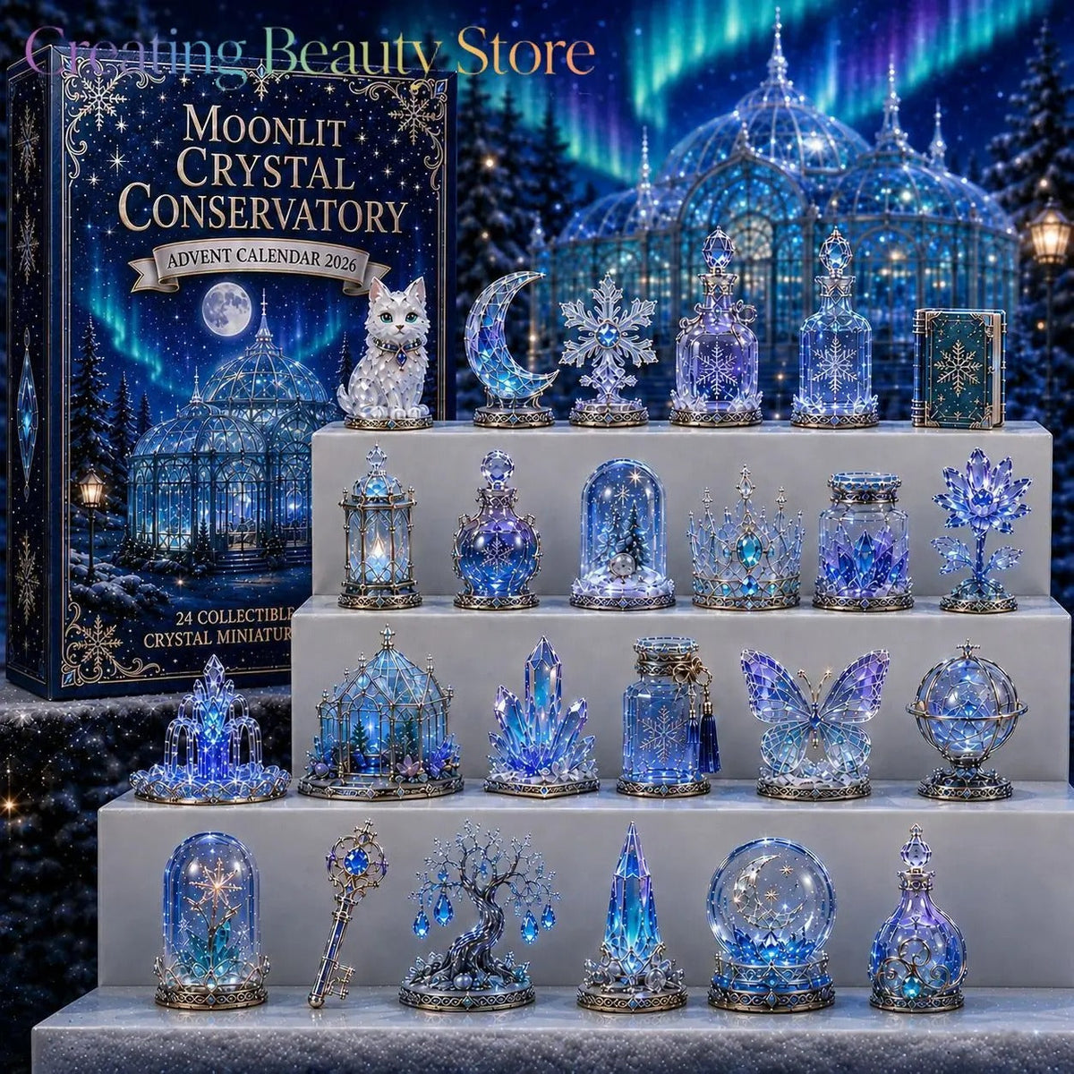 Calendriers de l'Avent cadeaux de Noël - Calendrier Cristal