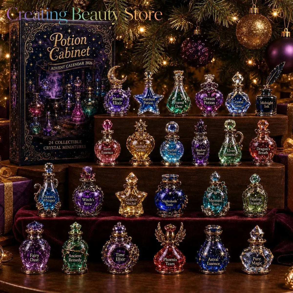 Calendriers de l'Avent cadeaux de Noël - Calendrier Cristal