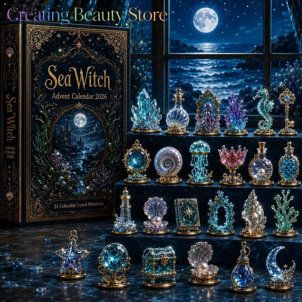 Calendriers de l'Avent cadeaux de Noël - Calendrier Cristal